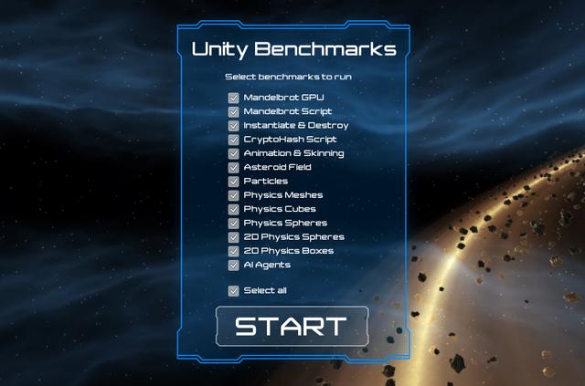 Unity Benchmarks